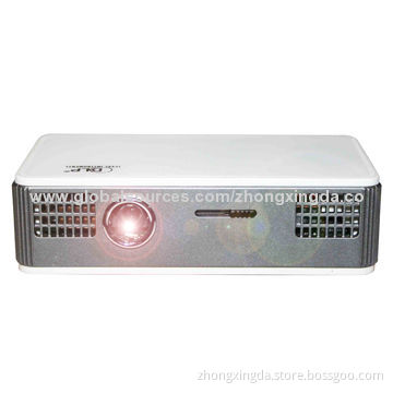 Home Theater Multimedia Pocket Mini Projector with USB/TF Card, Wireless WiFi